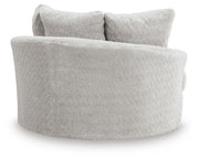 Cuddle Plush Oversized Swivel Accent Chair