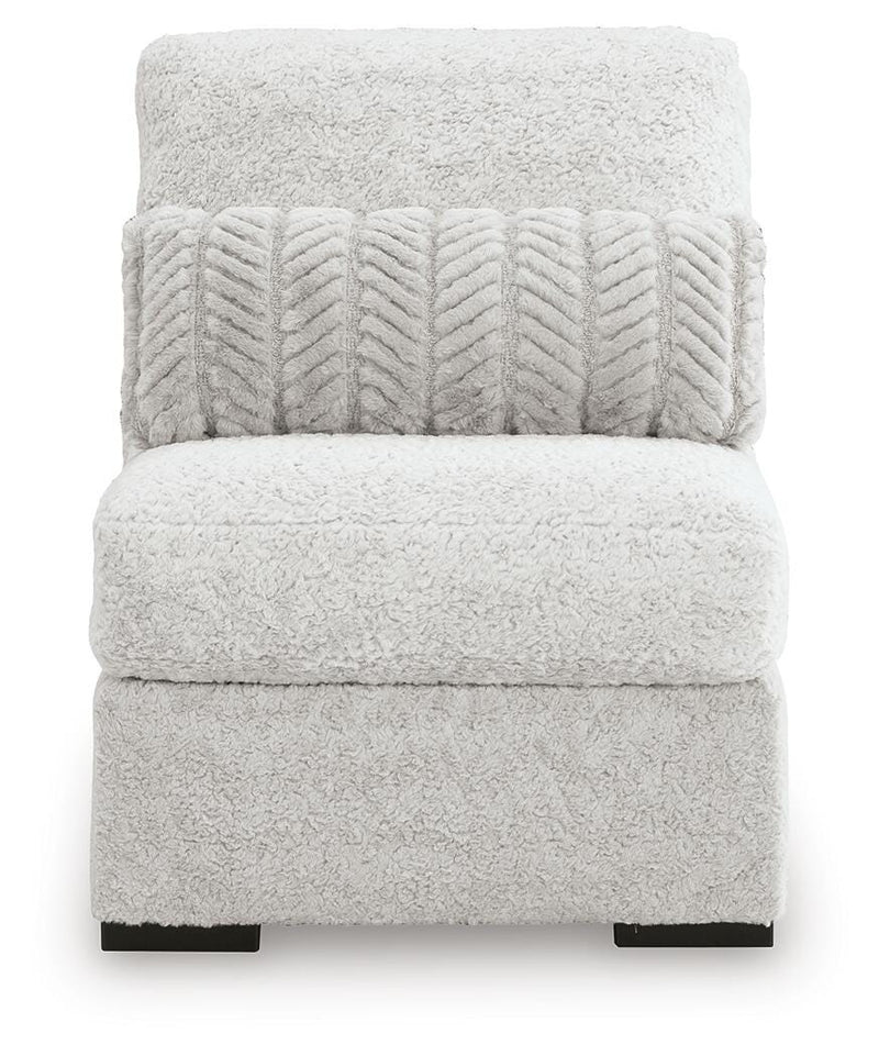 Cuddle Plush Armless Chair