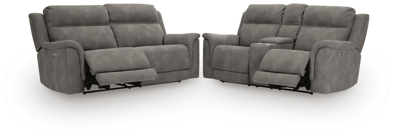 Next-Gen Durapella Power Reclining Sofa and Loveseat