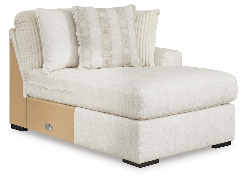 Chessington 4-Piece Sectional and Oversized Accent Ottoman