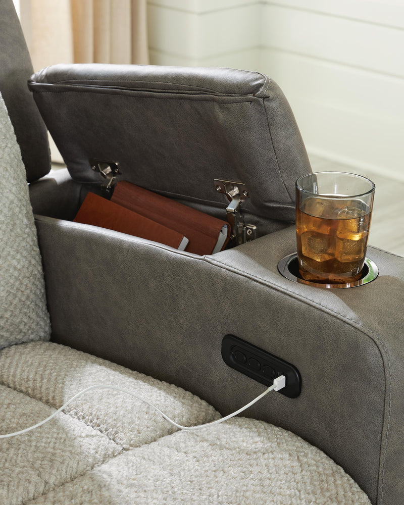 Branthorpe Power Reclining Loveseat with Console