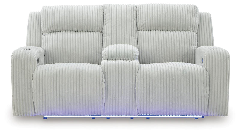 Forest Lake Power Reclining Sofa and Loveseat