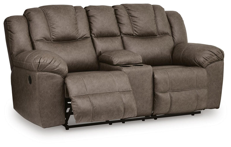 Lowilla Reclining Loveseat with Console