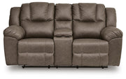 Lowilla Reclining Loveseat with Console