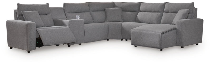 Modmax II 6-Piece Power Reclining Sectional with Chaise and Console