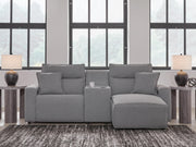 Modmax II 3-Piece Power Reclining Sectional with Chaise and Console