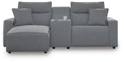 Modmax II 3-Piece Power Reclining Sectional with Chaise and Console