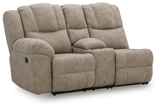 Pearce-Pike Left-Arm Facing Reclining Loveseat with Console