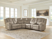 Pearce-Pike 3-Piece Reclining Sectional with Console