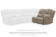 Pearce-Pike Right-Arm Facing Reclining Loveseat