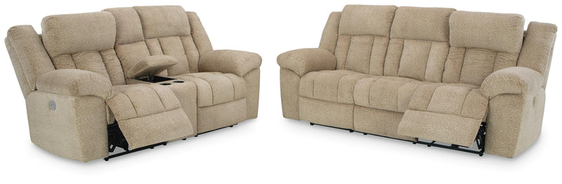 Tip-Off Power Reclining Sofa and Loveseat