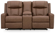 Mackmenville Reclining Loveseat with Console