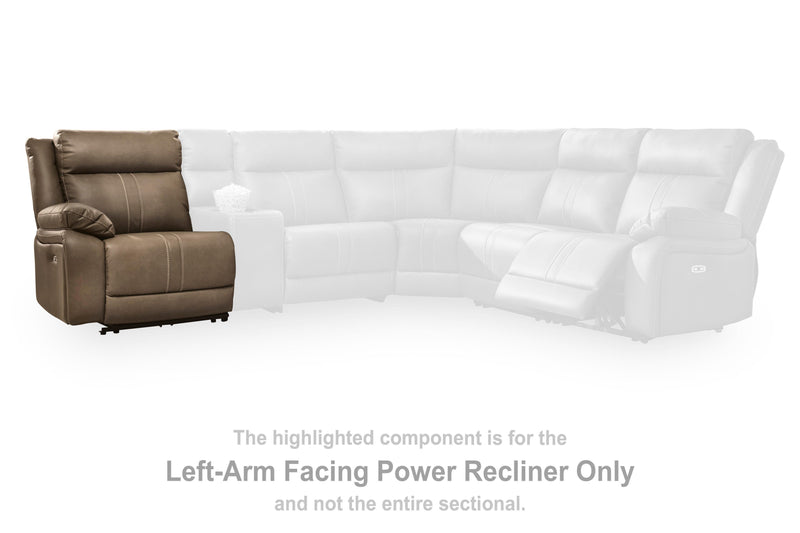 Max-Momentum Left-Arm Facing Power Recliner