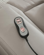 Elevate Edges Glider Reclining Loveseat with Console