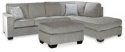 Altari 2-Piece Sleeper Sectional and Ottoman