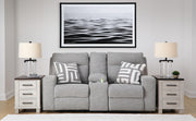 Biscoe Power Reclining Loveseat with Console