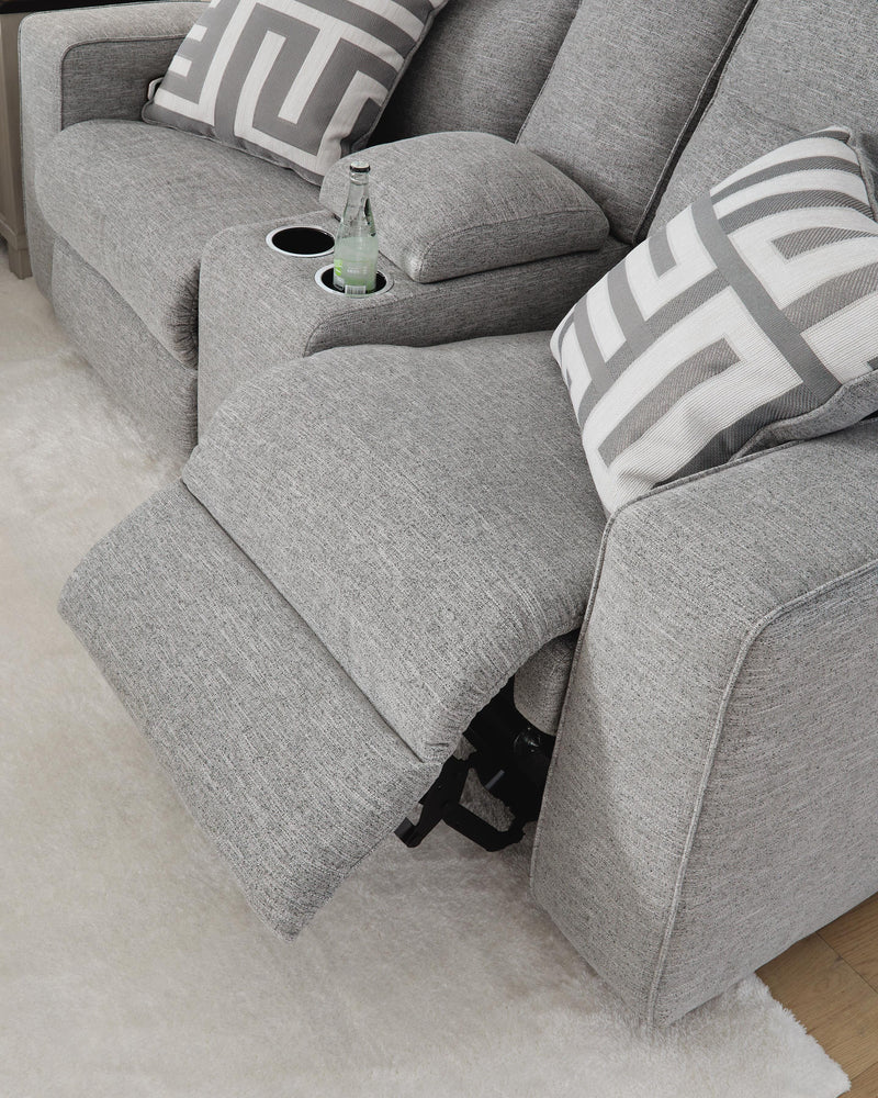 Biscoe Power Reclining Loveseat with Console