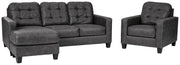Venaldi Sofa Chaise and Chair
