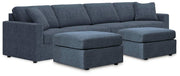 Modmax 4-Piece Sectional and 2 Ottomans