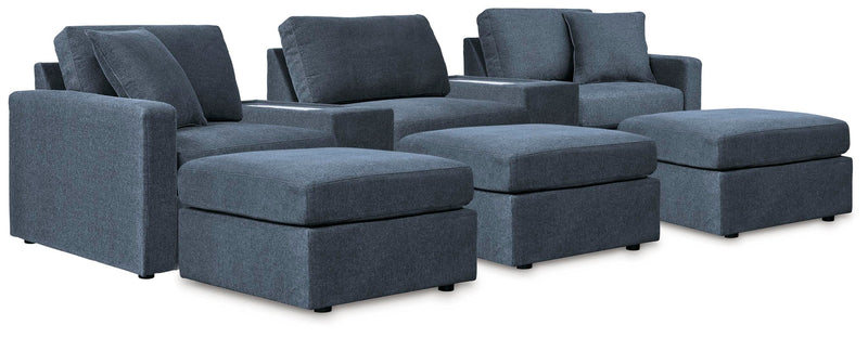 Modmax 5-Piece Sectional and 3 Ottomans
