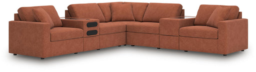 Modmax 7-Piece Balanced Sectional with Audio and Storage Consoles