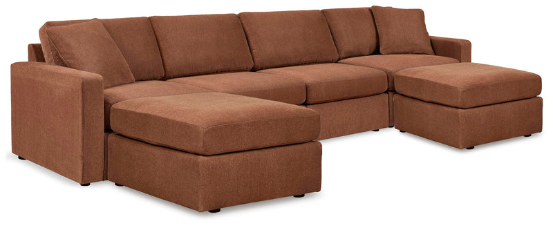Modmax 4-Piece Sectional and 2 Ottomans