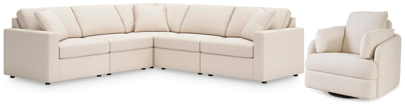 Modmax 5-Piece Sectional and Swivel Glider Recliner