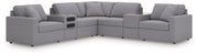 Modmax 7-Piece Balanced Sectional with Audio and Storage Consoles