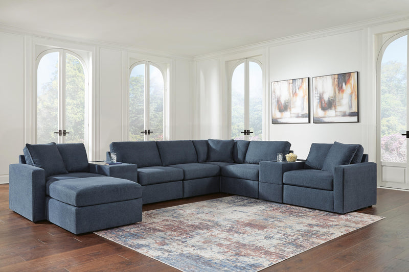 Modmax 8-Piece Sectional and Ottoman