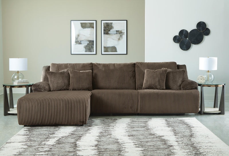 Top Tier 3-Piece Reclining Sectional Sofa Chaise
