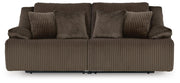 Top Tier 2-Piece Reclining Sectional Loveseat