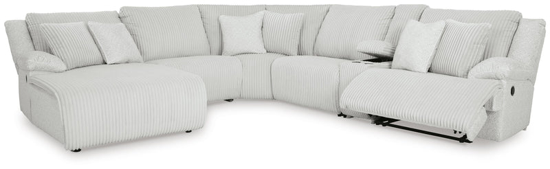 Top Tier 6-Piece Reclining Sectional with Chaise
