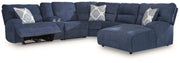 Acklen Place 6-Piece Power Reclining Sectional with Chaise