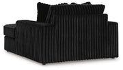 Midnight-Madness 2-Piece Sectional and Oversized Chaise