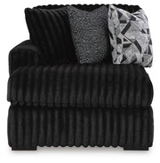 Midnight-Madness 3-Piece Sectional with Double Chaise and Ottoman
