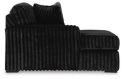 Midnight-Madness 4-Piece Sectional and Ottoman
