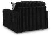 Midnight-Madness Oversized Chair and Ottoman