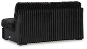Midnight-Madness Armless Loveseat