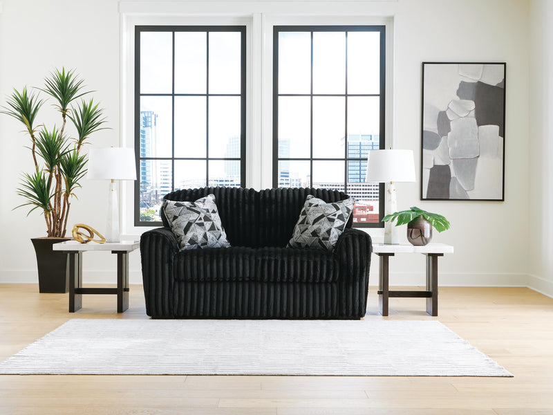 Midnight-Madness Sofa and Loveseat