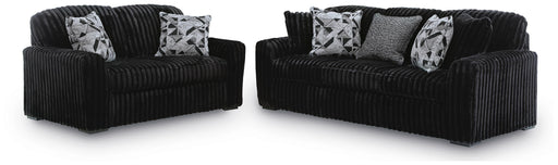 Midnight-Madness Sofa and Loveseat