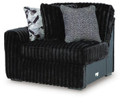 Midnight-Madness Left-Arm Facing Corner Chair