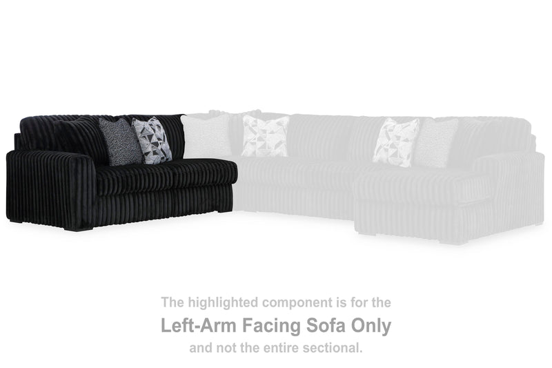 Midnight-Madness Left-Arm Facing Sofa