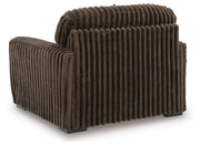 Midnight-Madness 4-Piece Sectional and Oversized Chair