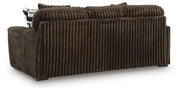 Midnight-Madness Sofa, Loveseat and Oversized Accent Ottoman