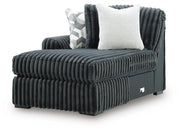 Midnight-Madness Left-Arm Facing Corner Chaise