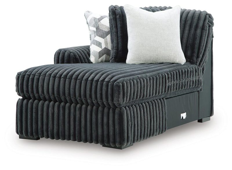 Midnight-Madness Left-Arm Facing Corner Chaise