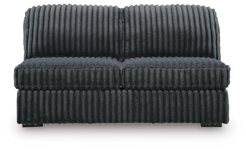 Midnight-Madness Armless Loveseat