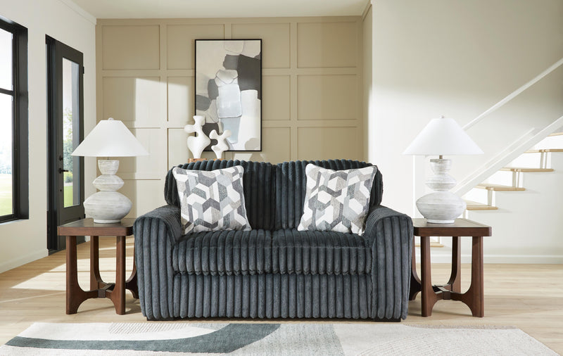 Midnight-Madness Sofa and Loveseat