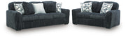 Midnight-Madness Sofa and Loveseat