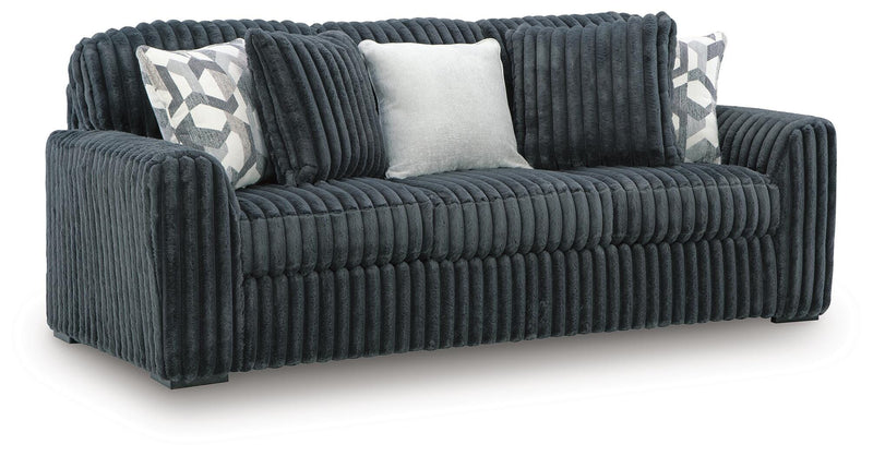 Midnight-Madness Sofa, Loveseat and Oversized Chaise